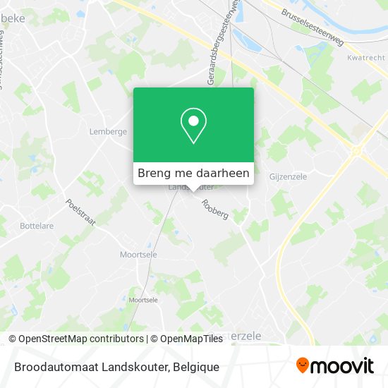 Broodautomaat Landskouter kaart
