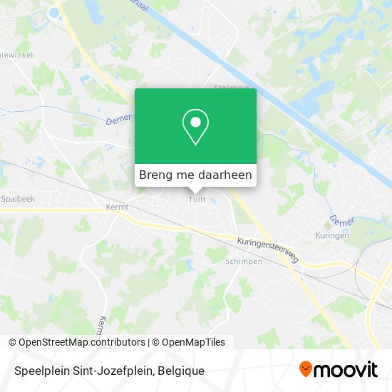 Speelplein Sint-Jozefplein kaart