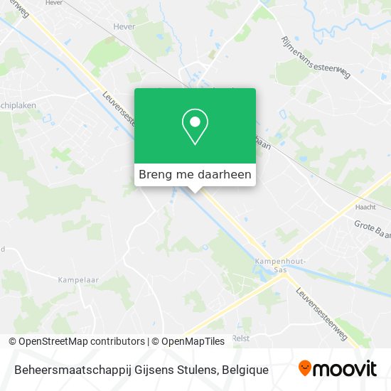 Beheersmaatschappij Gijsens Stulens kaart