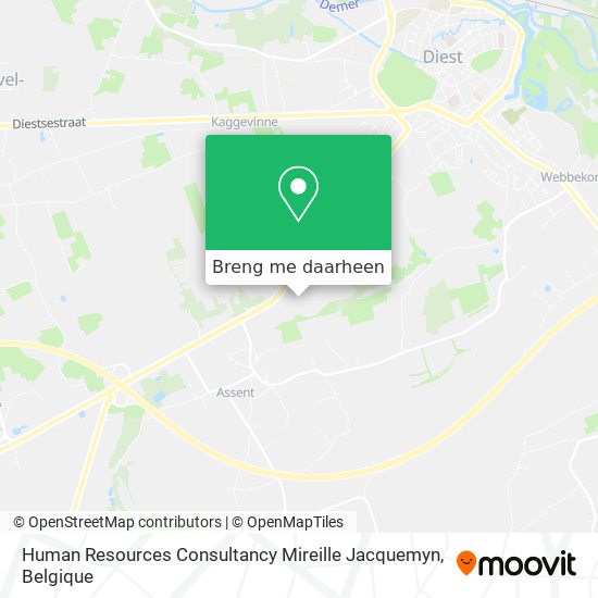 Human Resources Consultancy Mireille Jacquemyn kaart