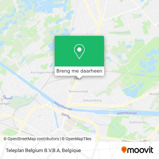 Teleplan Belgium B.V.B.A kaart