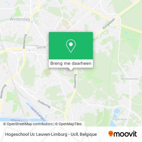 Hogeschool Uc Leuven-Limburg - Ucll kaart