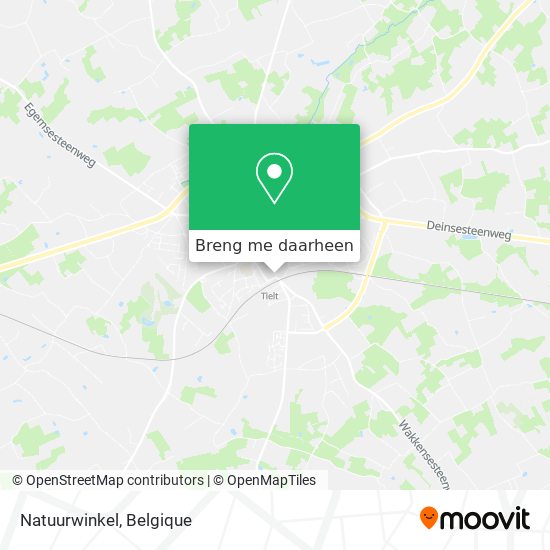 Natuurwinkel kaart