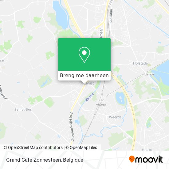 Grand Café Zonnesteen kaart