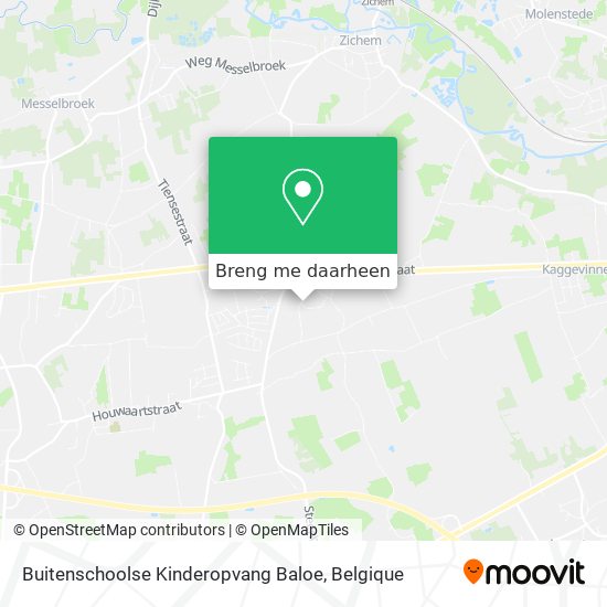 Buitenschoolse Kinderopvang Baloe kaart
