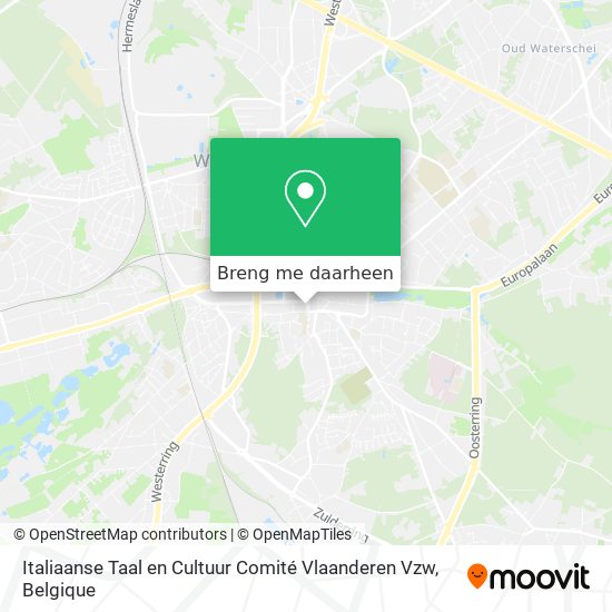Italiaanse Taal en Cultuur Comité Vlaanderen Vzw kaart