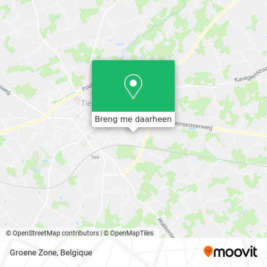 Groene Zone kaart