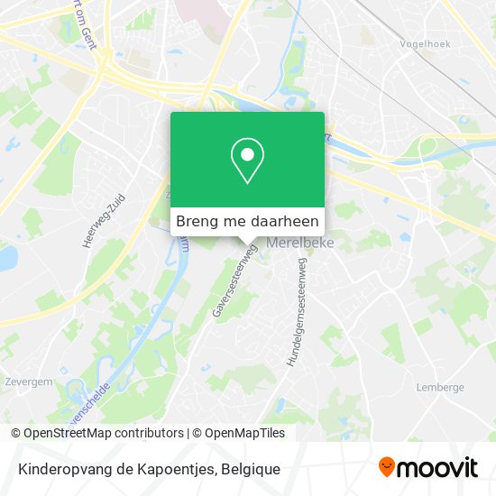 Kinderopvang de Kapoentjes kaart