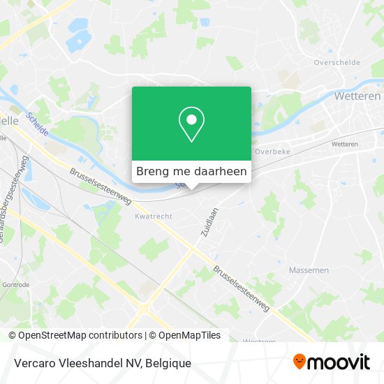 Vercaro Vleeshandel NV kaart