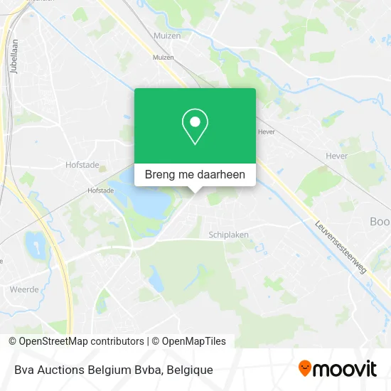 Bva Auctions Belgium Bvba kaart