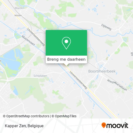 Kapper Zen kaart