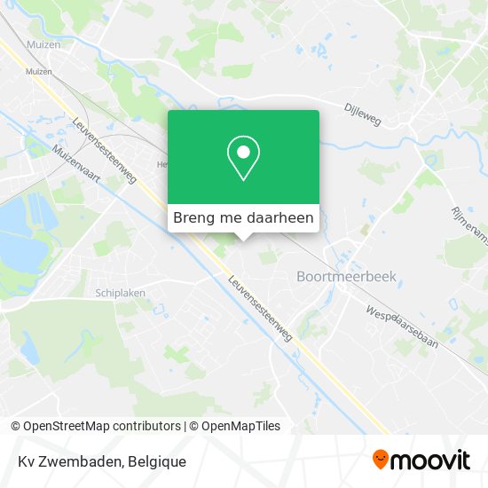 Kv Zwembaden kaart