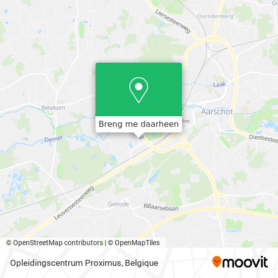 Opleidingscentrum Proximus kaart