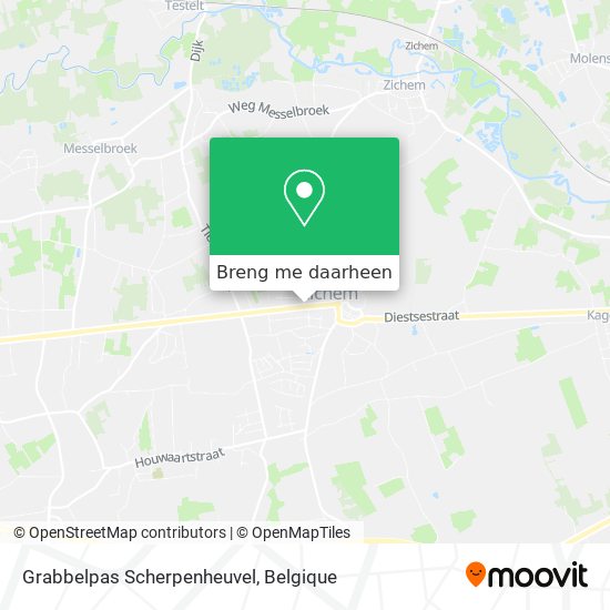 Grabbelpas Scherpenheuvel kaart