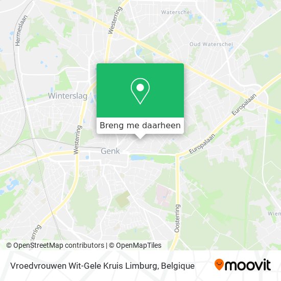 Vroedvrouwen Wit-Gele Kruis Limburg kaart