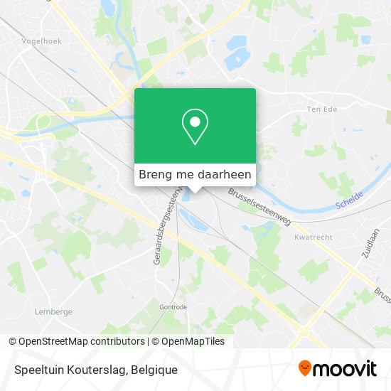 Speeltuin Kouterslag kaart