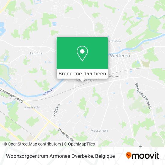 Woonzorgcentrum Armonea Overbeke kaart