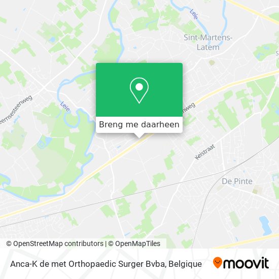 Anca-K de met Orthopaedic Surger Bvba kaart