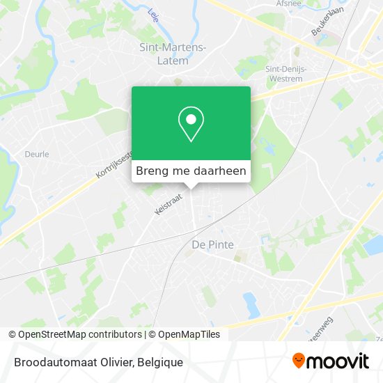 Broodautomaat Olivier kaart