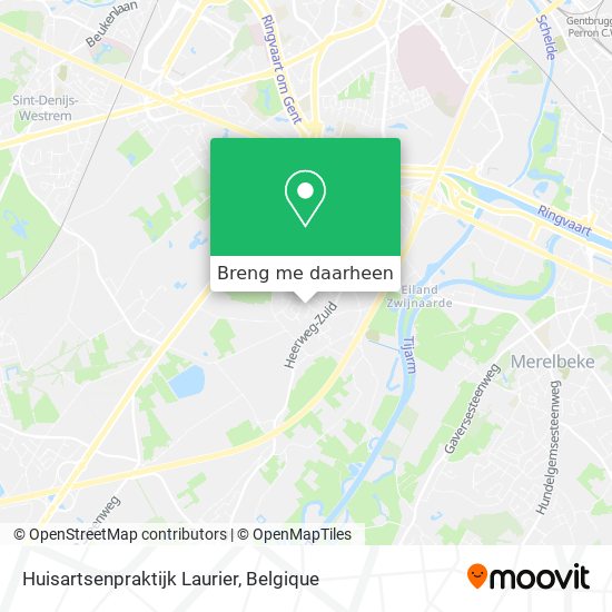 Huisartsenpraktijk Laurier kaart