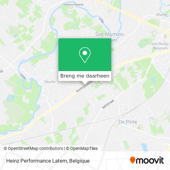 Heinz Performance Latem kaart