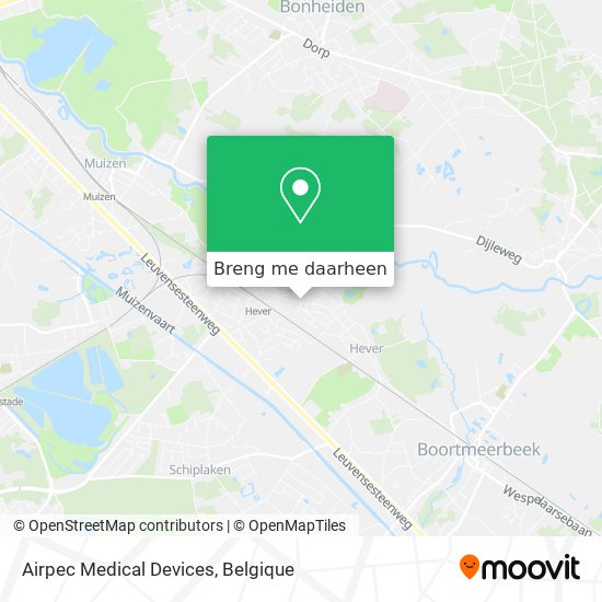 Airpec Medical Devices kaart