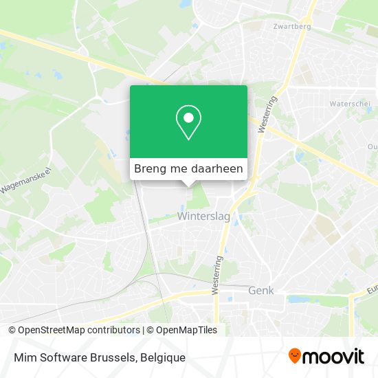 Mim Software Brussels kaart