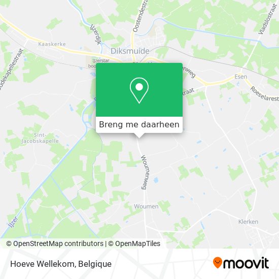 Hoeve Wellekom kaart