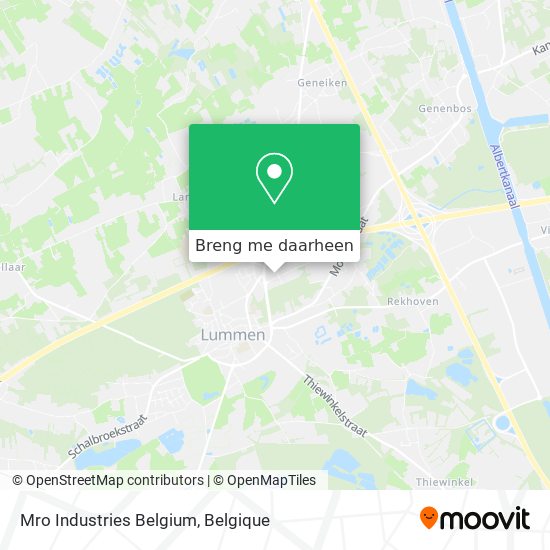 Mro Industries Belgium kaart