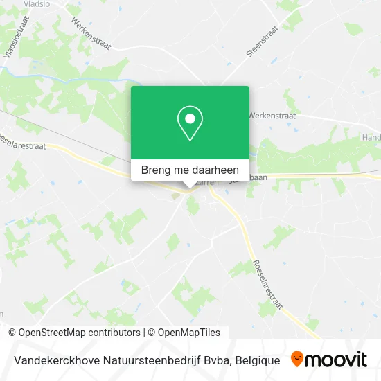 Vandekerckhove Natuursteenbedrijf Bvba kaart