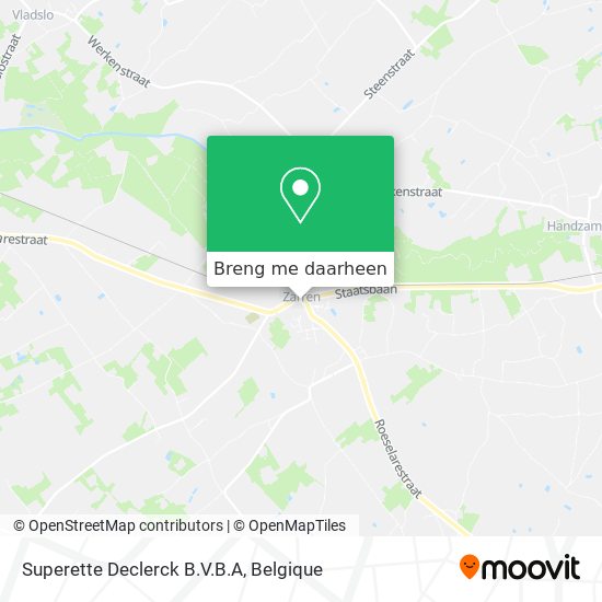 Superette Declerck B.V.B.A kaart
