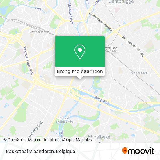Basketbal Vlaanderen kaart