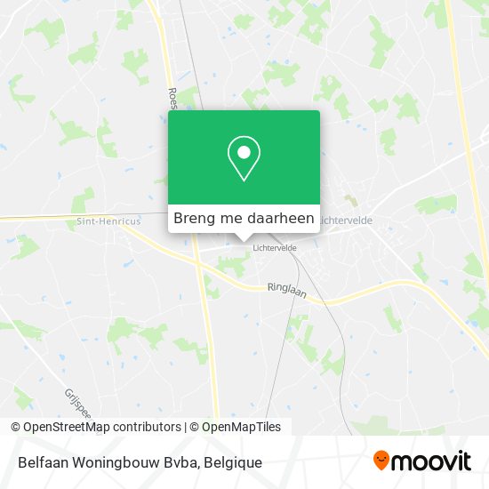 Belfaan Woningbouw Bvba kaart