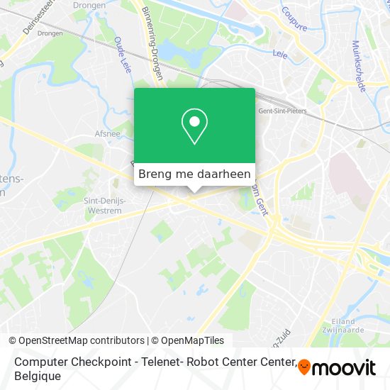 Computer Checkpoint - Telenet- Robot Center Center kaart