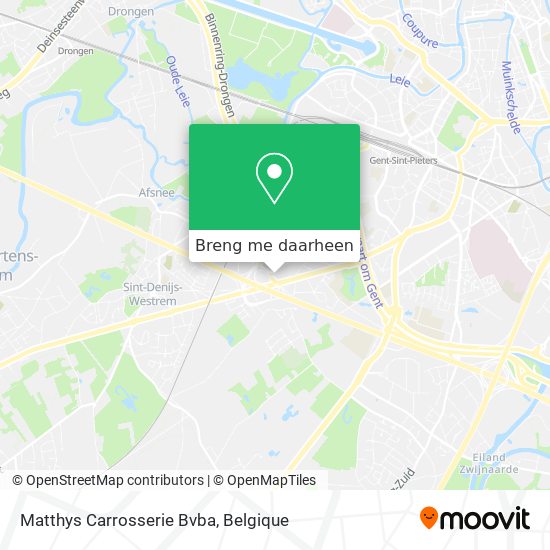 Matthys Carrosserie Bvba kaart