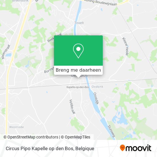 Circus Pipo Kapelle op den Bos kaart