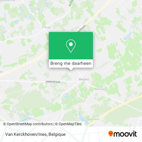 Van Kerckhoven/Ines kaart