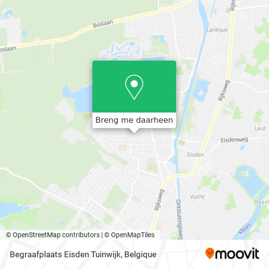Begraafplaats Eisden Tuinwijk kaart