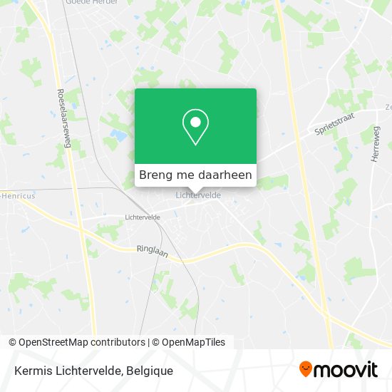 Kermis Lichtervelde kaart