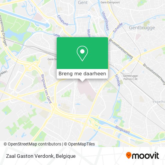 Zaal Gaston Verdonk kaart