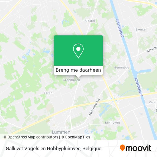 Galluvet Vogels en Hobbypluimvee kaart