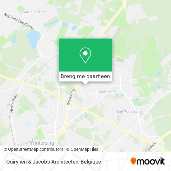 Quirynen & Jacobs Architecten kaart