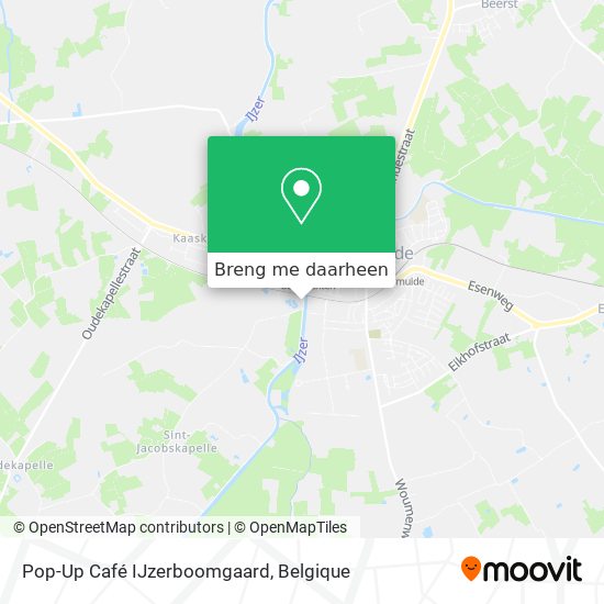 Pop-Up Café IJzerboomgaard kaart