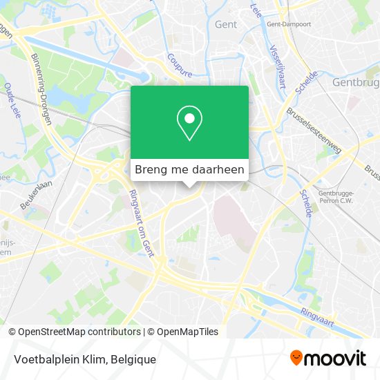 Voetbalplein Klim kaart