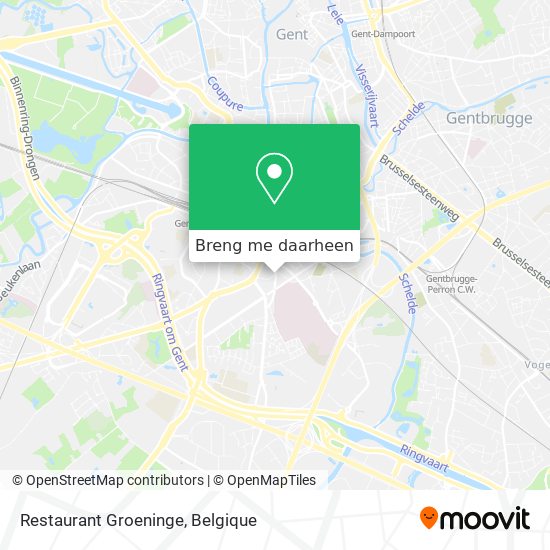 Restaurant Groeninge kaart