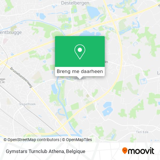 Gymstars Turnclub Athena kaart