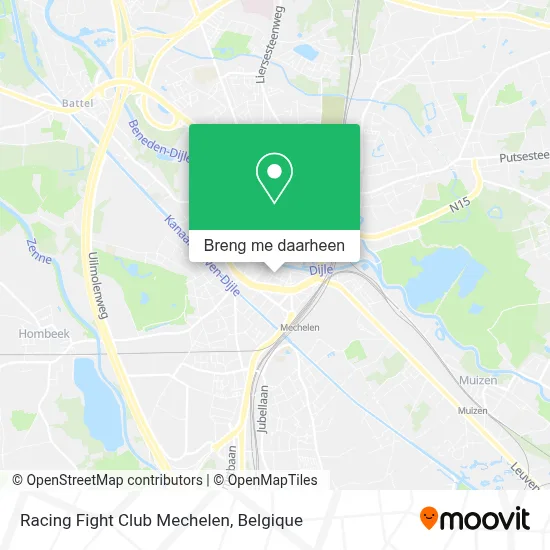 Racing Fight Club Mechelen kaart