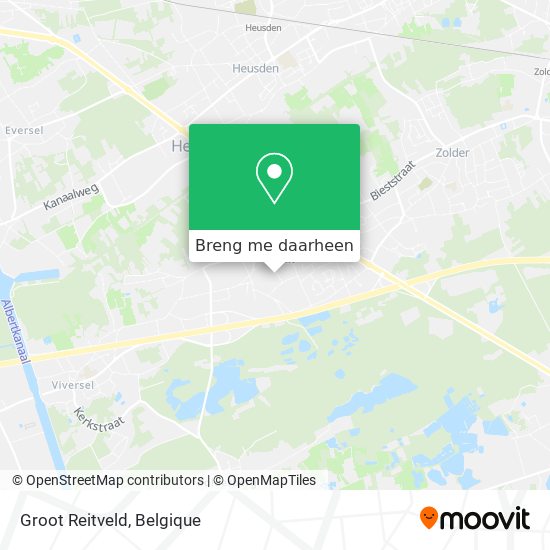 Groot Reitveld kaart