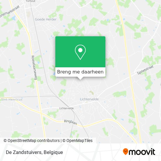 De Zandstuivers kaart