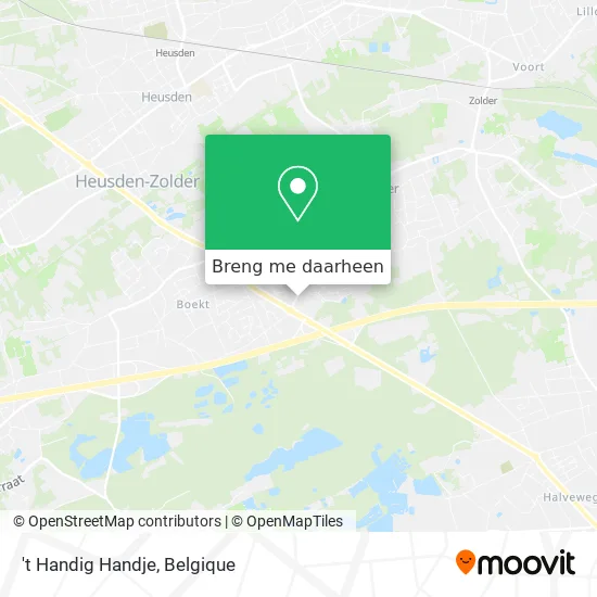 't Handig Handje kaart